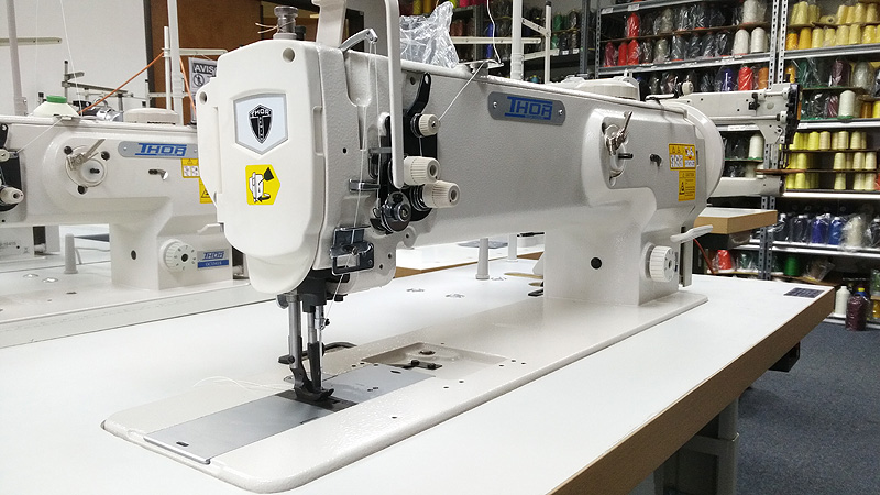 THOR GC-1508L-18 Long Arm Single Needle Walking Foot Sewing Machine