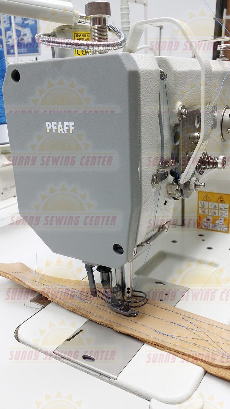 PFAFF 1245 Walking Foot Sewing Machine with Top Load Bobbin for Leather