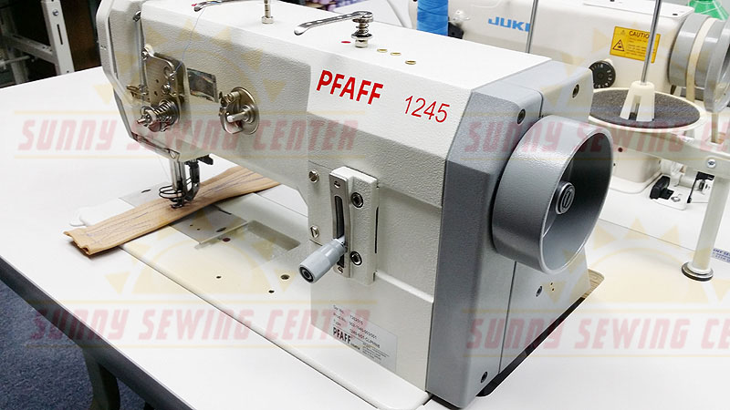 PFAFF 1245 Walking Foot Sewing Machine with Top Load Bobbin for Leather and  Upholstery - Sunny Sewing Center