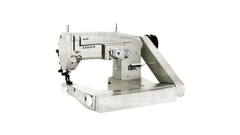 CONSEW 347R-1A-1UF Feed-Off-The-Arm Walking Foot Zig-Zag Sewing Machine  Single Step