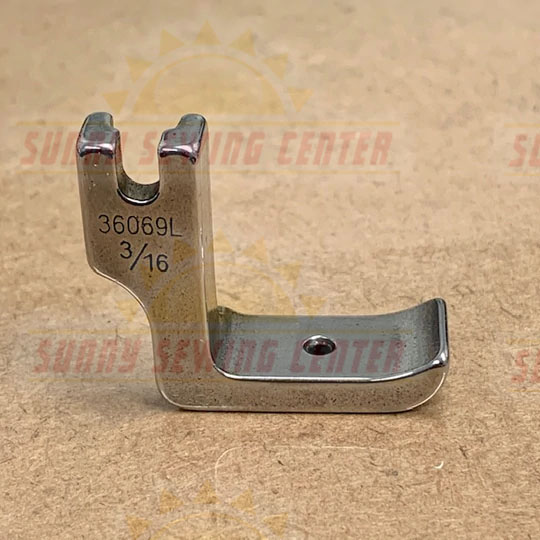 Left & Right Piping Presser Feet For Industrial Sewing Machines | 1/4" Welting Cording Feet Set