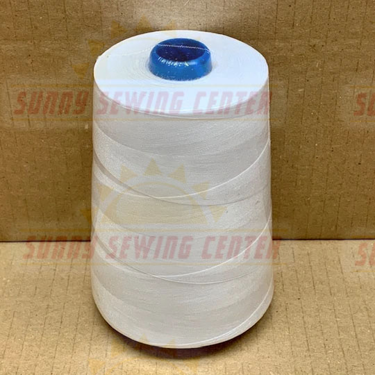 4 PACK of 6000 Yard each Spools WHITE Sewing Thread All Purpose 100%  Polyester