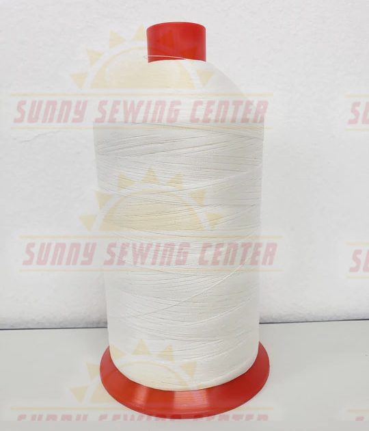 Weaver Leather 207 White Nylon Thread, 4 oz, White