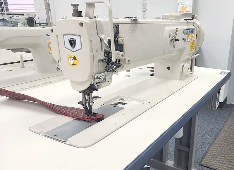 THOR GC-1510L-18 Single Needle Walking Foot Sewing Machine with 18 Inch Long Arm