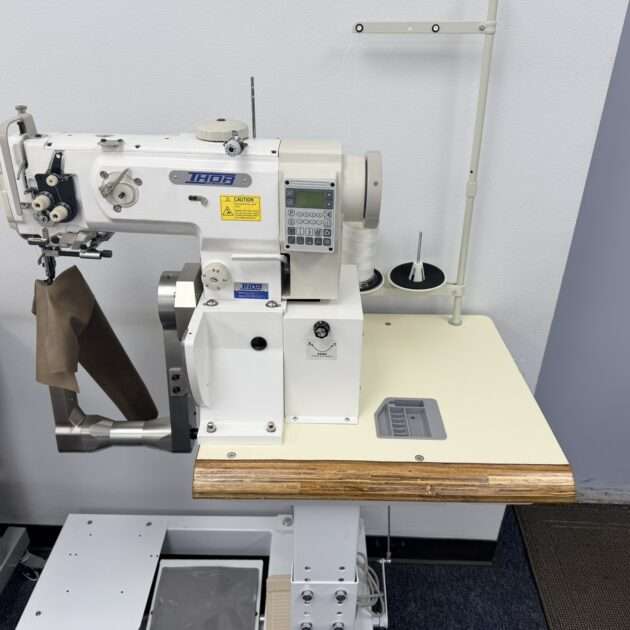 THOR GC 1341U Lockstitch Machine for Curved Seams, Tight Corners Small Handbags. Call For Price 214-749-7991.