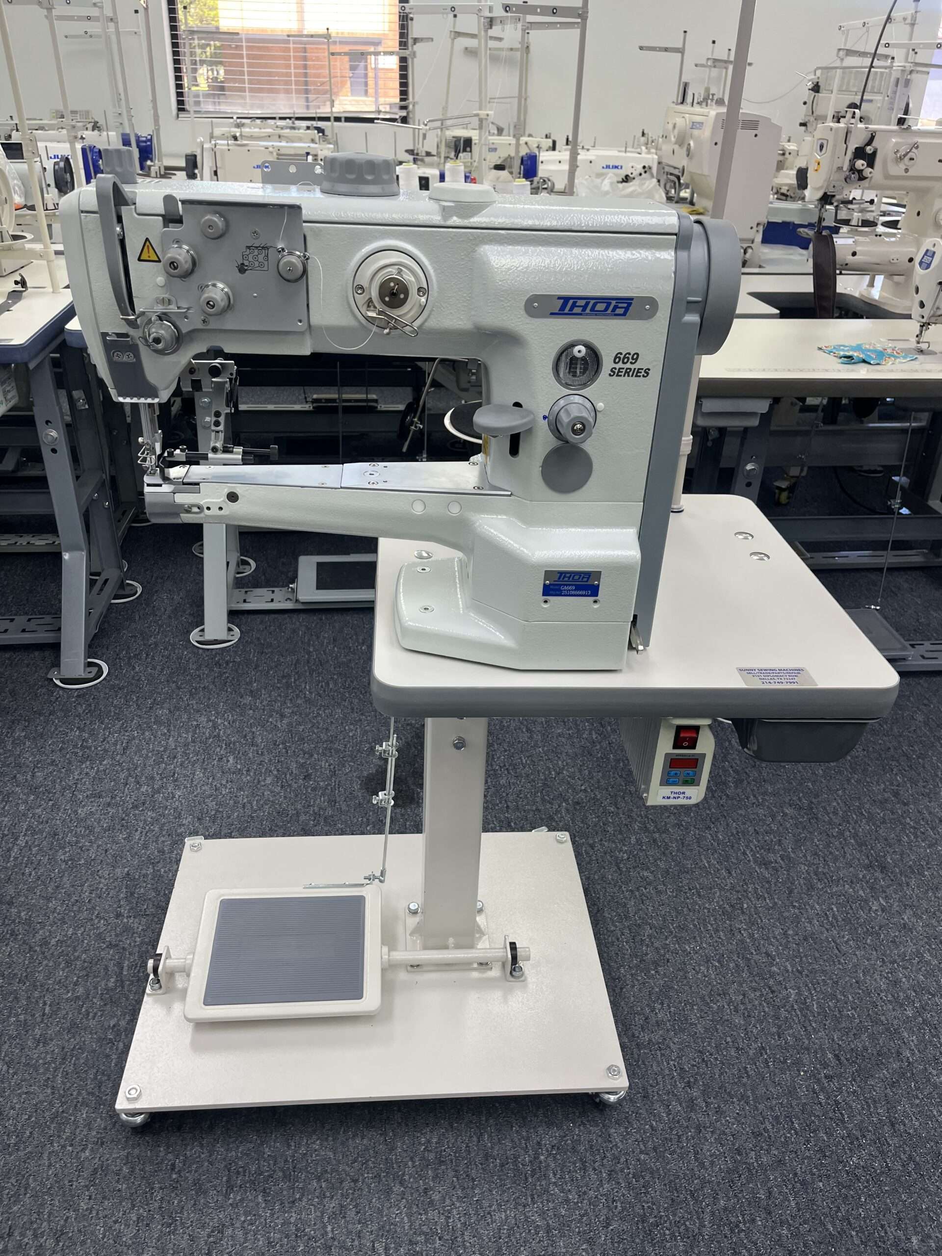 THOR GA669 Compound Feed Single Needle Walking Foot Sewing Machine. Call For Price at 214-749-7991. - Image 2