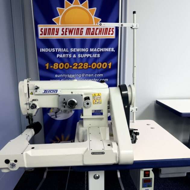 THOR GT-146-FOA Walking Foot Zig Zag Sewing Machine for Leather, Vinyl, Canvas, Neoprene and Composites. Call for price at 214-749-7991.
